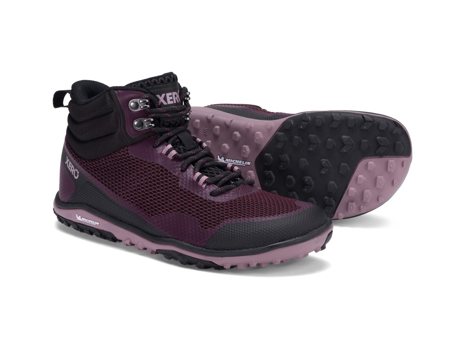 

Треккинговые ботинки Xero Shoes Scrambler Mid, фиолетовый