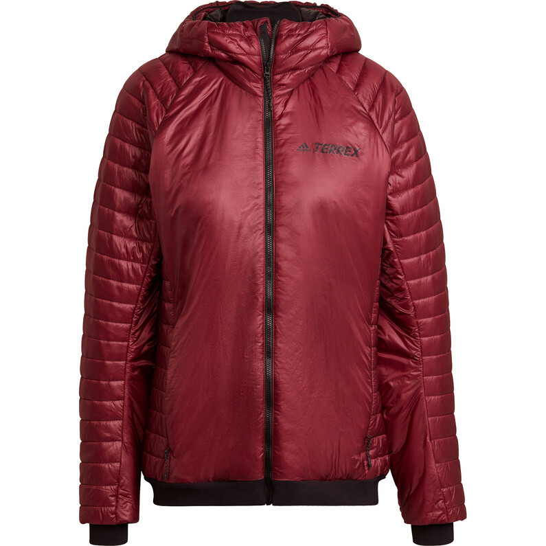 

Женская куртка в стиле технорок adidas, красный