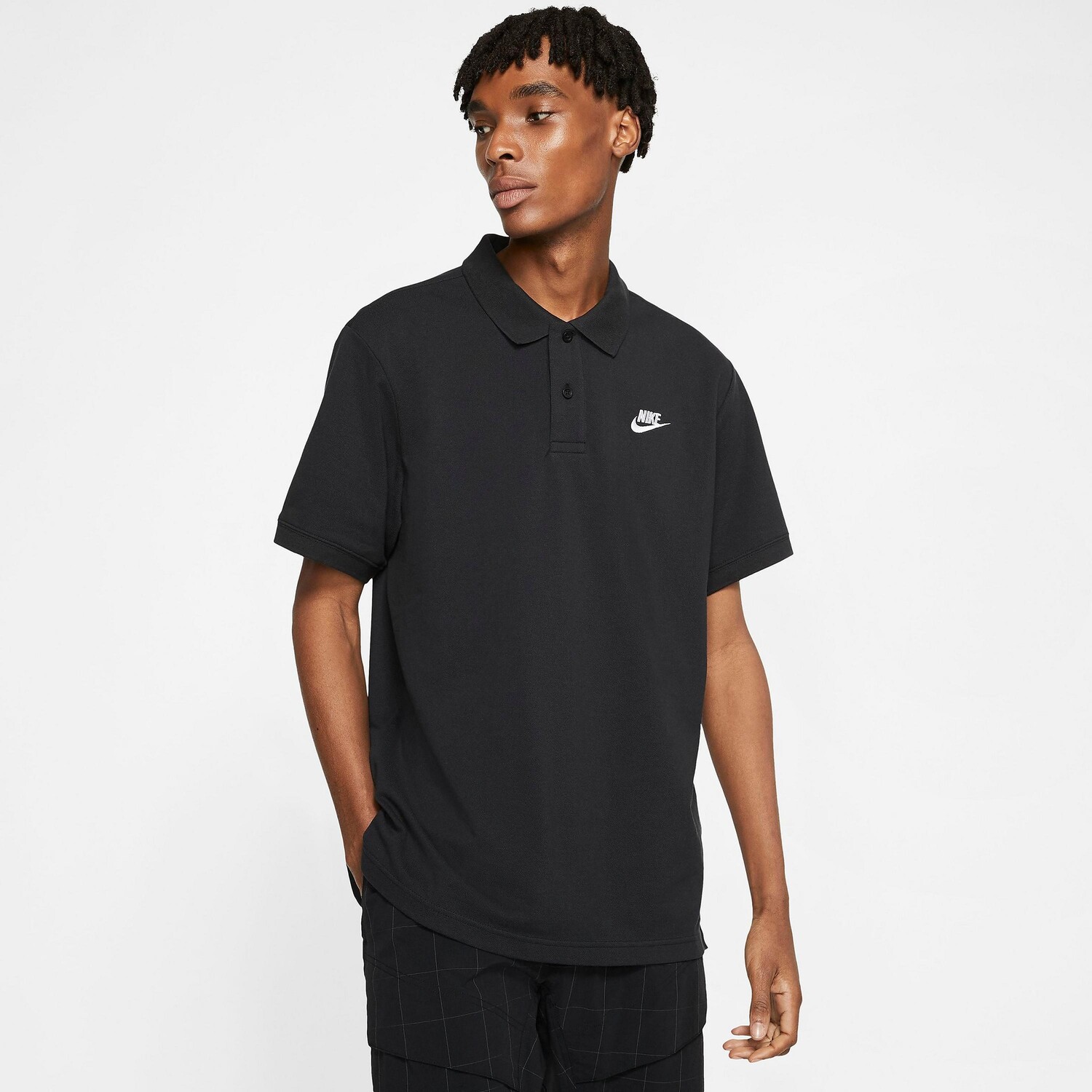 

Мужская футболка-поло с логотипом Nike Sportswear, черный