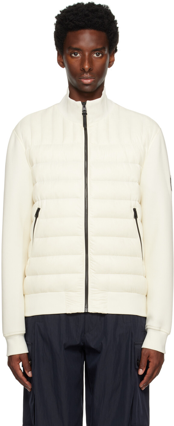 

Кремовый бомбер Off-White Collin Down Mackage, Бежевый