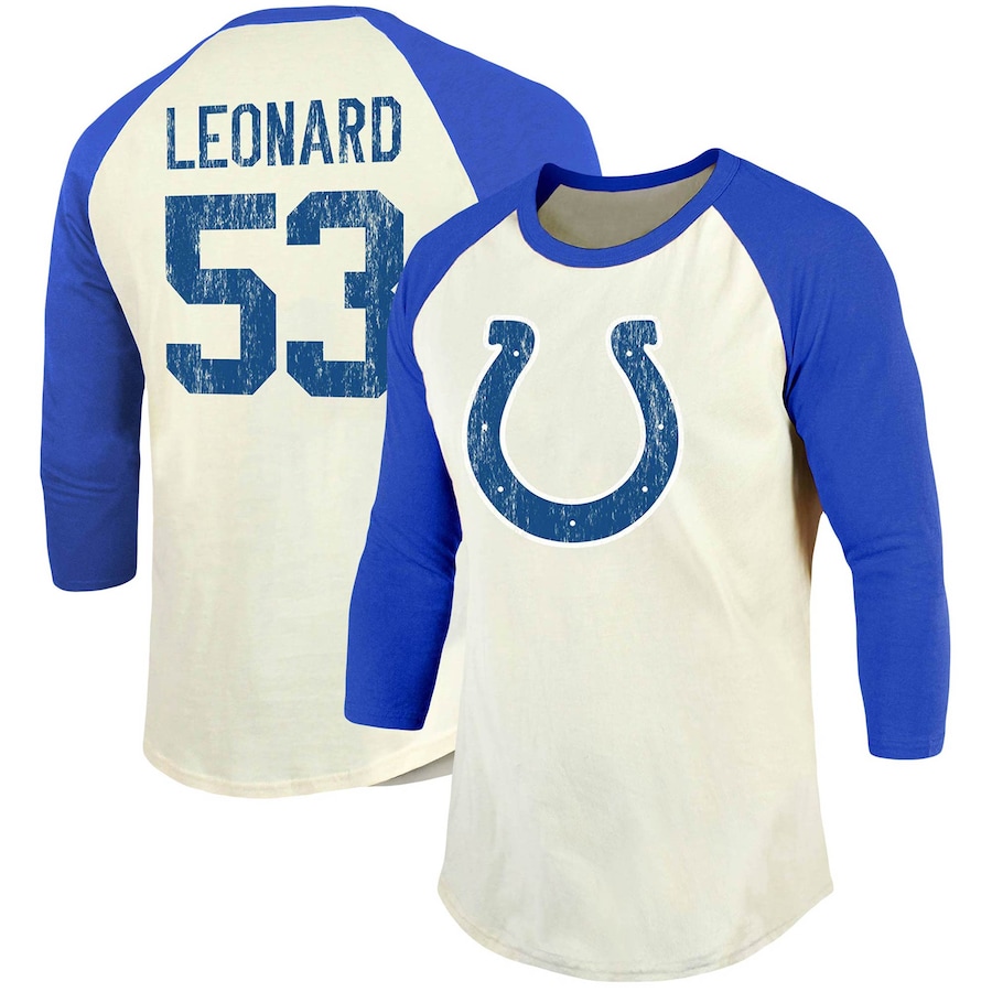 

Футболка с именем и номером Industry Rag Indianapolis Colts, кремовый