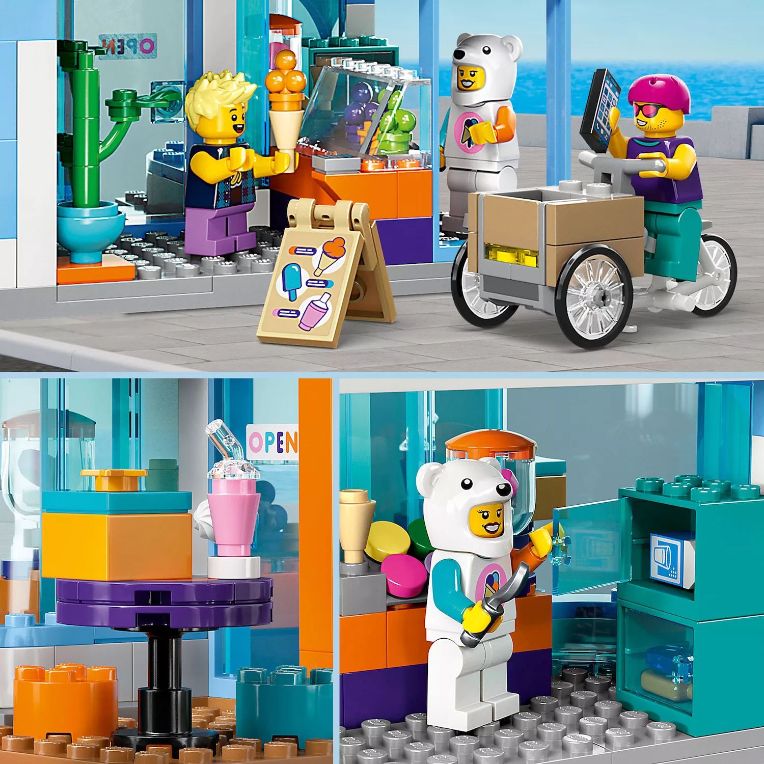 Набор игрушек LEGO City «Магазин мороженого для ролевых игр» 60363 (296  предметов) LEGO – заказать из-за рубежа в «CDEK.Shopping»