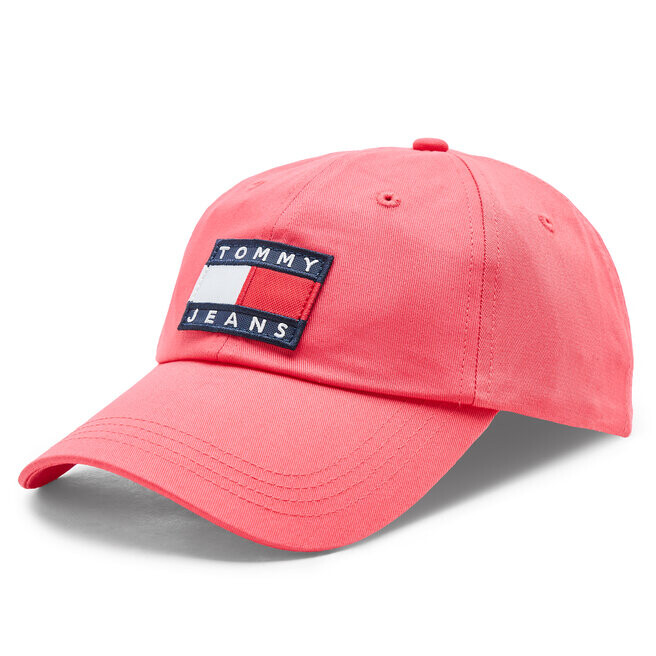 

Бейсболка Tommy Jeans Heritage, розовый