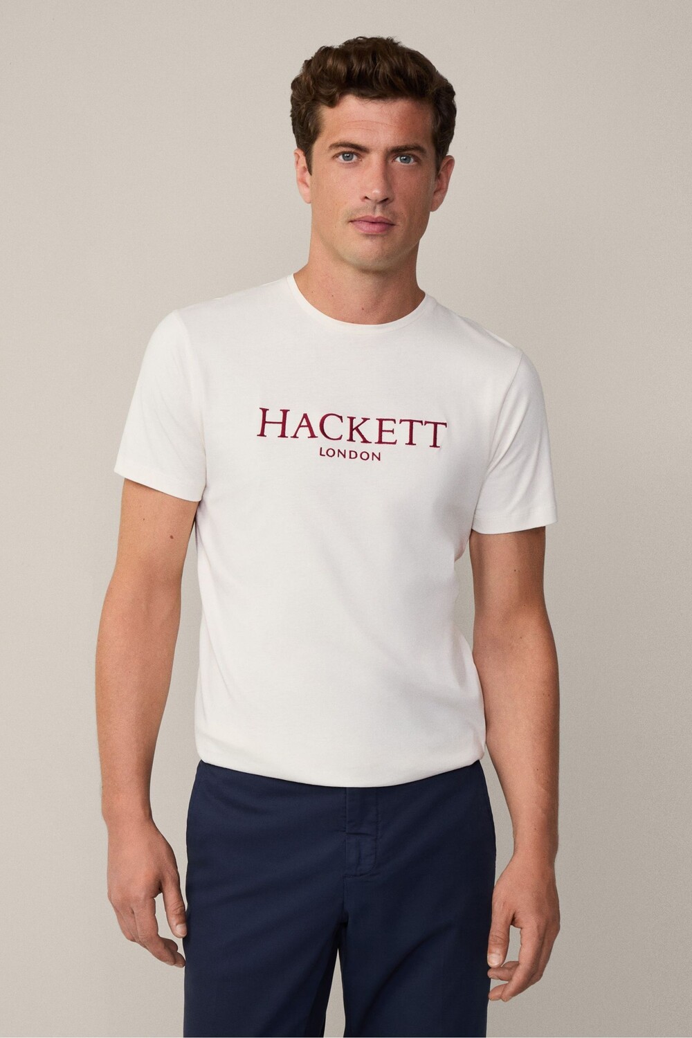 

Лондон мужчины футболка Hackett, белый