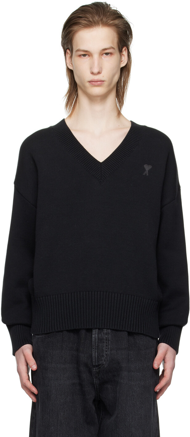 

Черный свитер Ami de Cœur Ami Paris, цвет Black