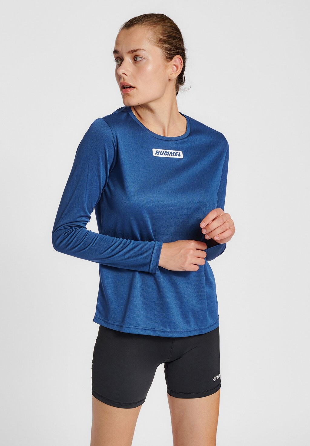 

Блузка с длинными рукавами Hummel, темно-синий