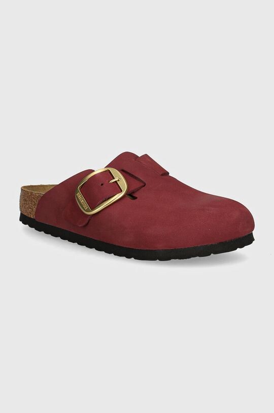 

Шлепанцы Boston Big Buckle из нубука Birkenstock, розовый