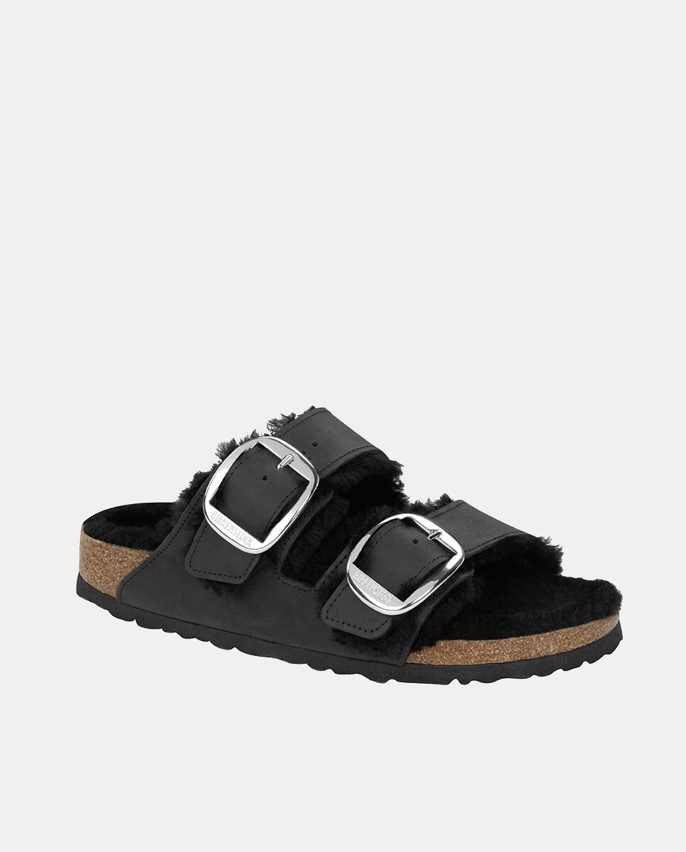 

Женские сандалии на плоской подошве Arizona Birkenstock, черный
