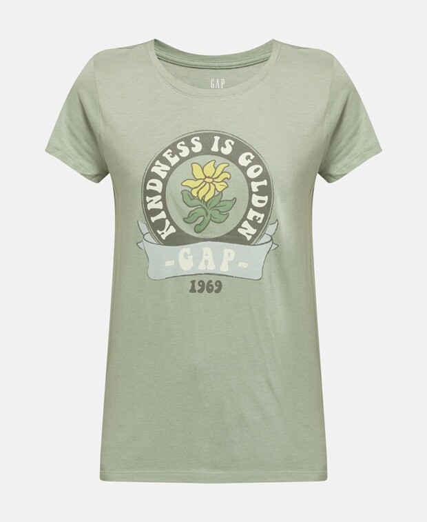 

Футболка Gap, бирюзовый