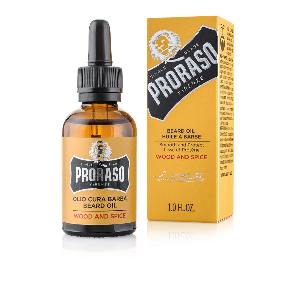 масло для ухода за бородой Wood and spice aceite para barba Proraso, 30 мл масло для ухода за бородой proraso горячее масло для бороды wood and spice