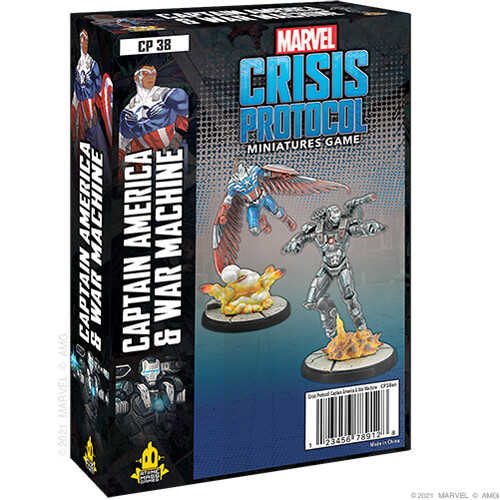 

Фигурки Marvel Crisis Protocol: Captain America And War Machine Fantasy Flight Games