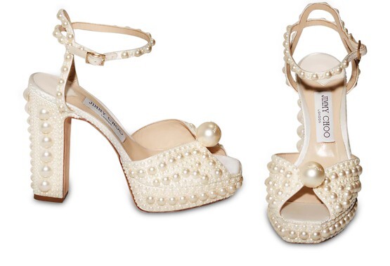 

Атласные босоножки Sacaria 120 Jimmy Choo, белый