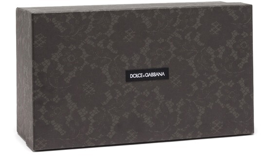 

Кружевные туфли радуги Dolce & Gabbana, черный