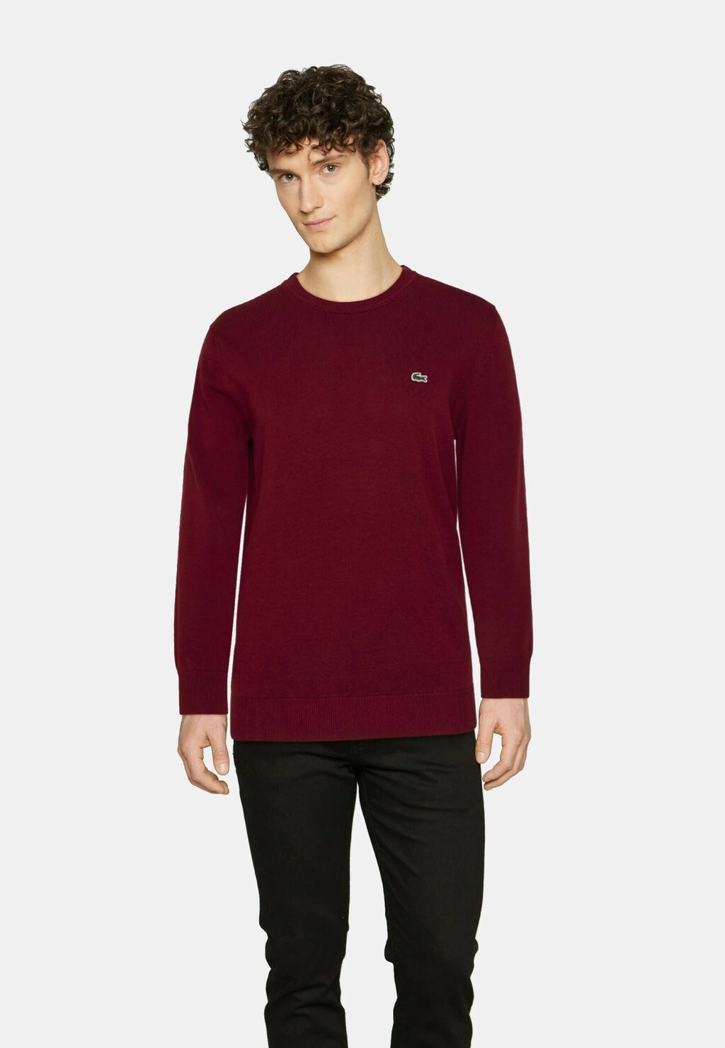 

Свитер Lacoste, бордовый, Красный