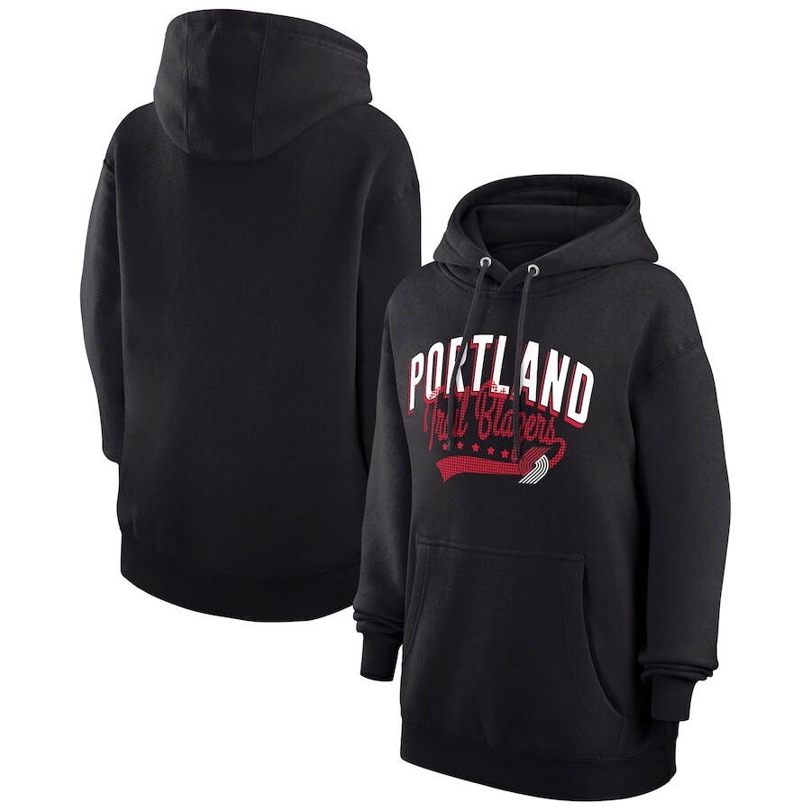 

Пуловер с капюшоном G-III 4Her by Carl Banks Portland Trail Blazers, черный