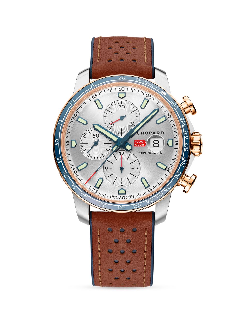 Часы с хронографом Mille Miglia ограниченной серии Chopard, коричневый