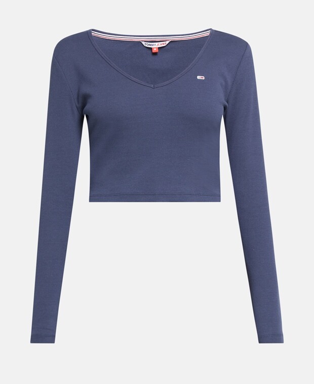 

Топ с длинными рукавами Tommy Hilfiger, темно-синий