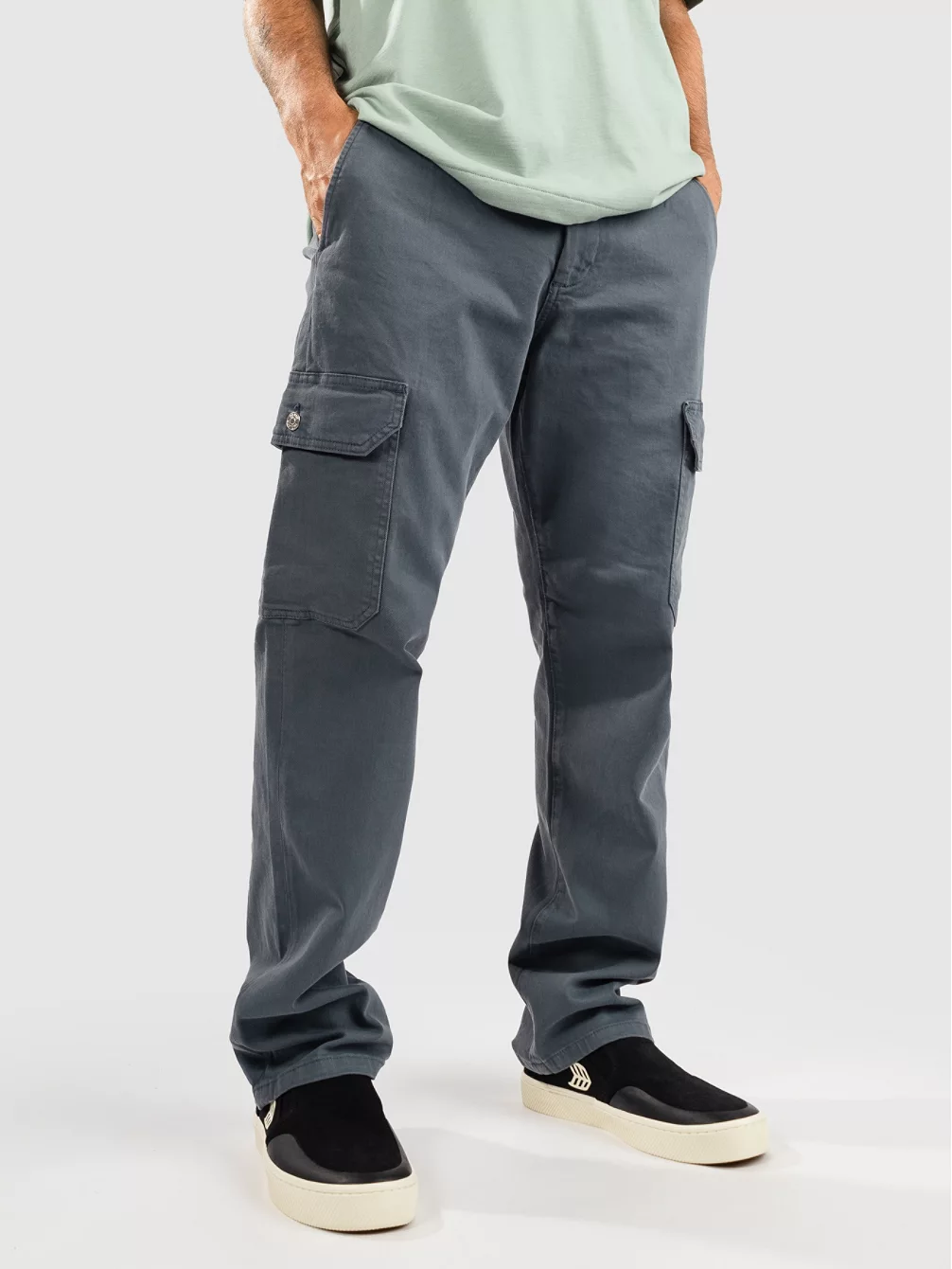 

Брюки Cargo из переработанного материала Denim Project, синий