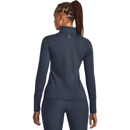 

Топ с молнией 1/2 для бега Qualifier Run женский Under Armour, цвет Downpour Gray/Reflective