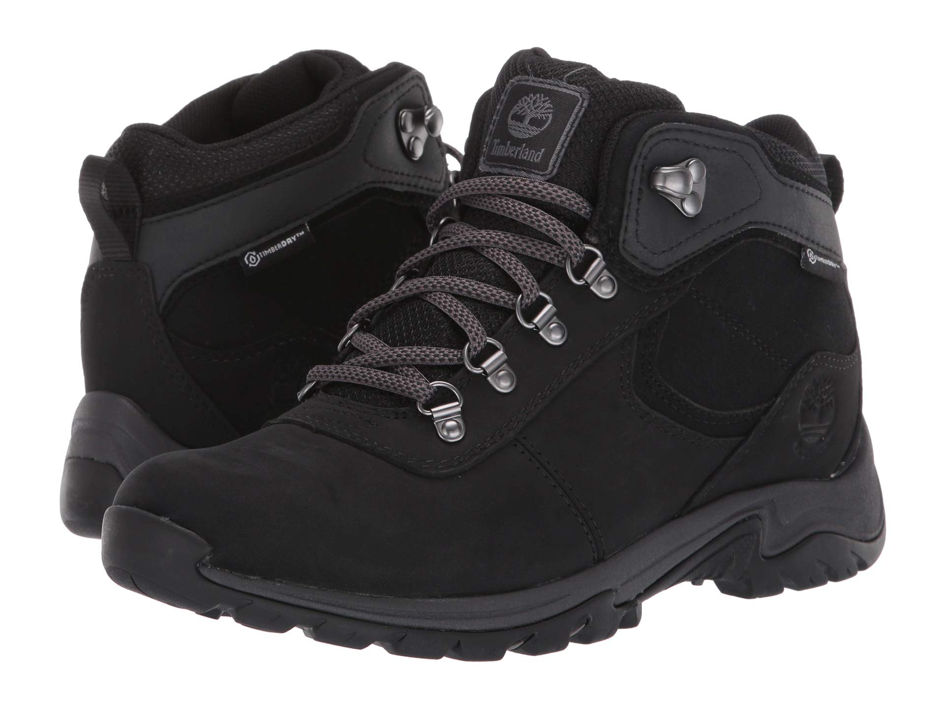 Треккинговые ботинки Timberland Mt. Maddsen Mid Leather Waterproof, черный кроссовки earthkeepers mt maddsen mid waterproof timberland черный