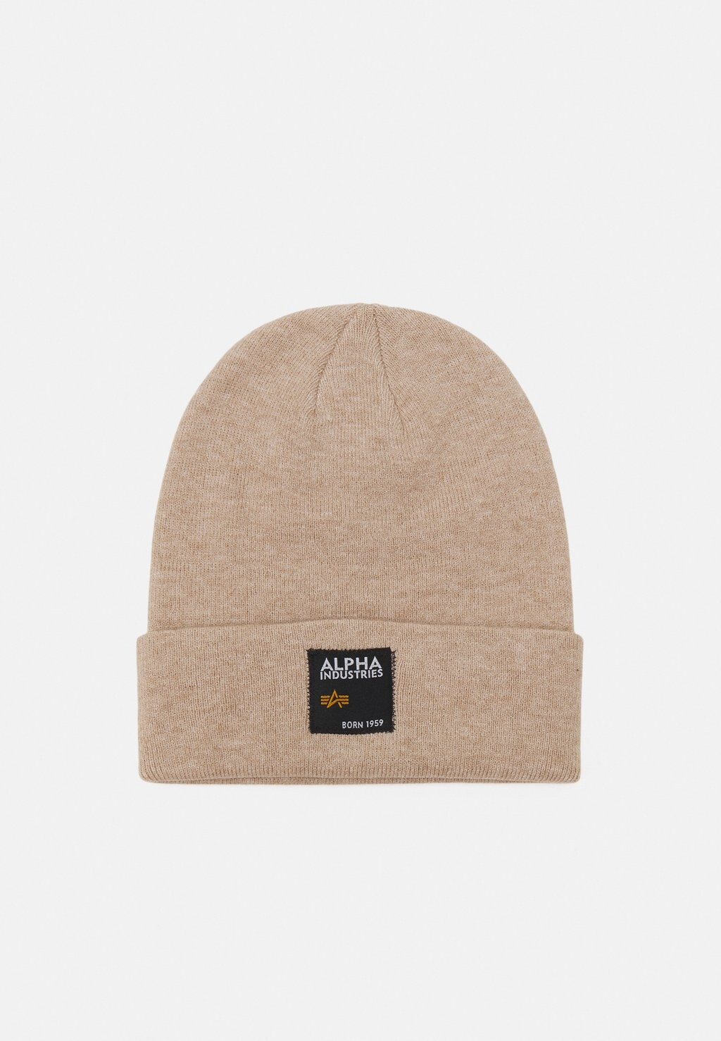 

Шапка LABEL BEANIE UNISEX Alpha Industries, винтажный песочный