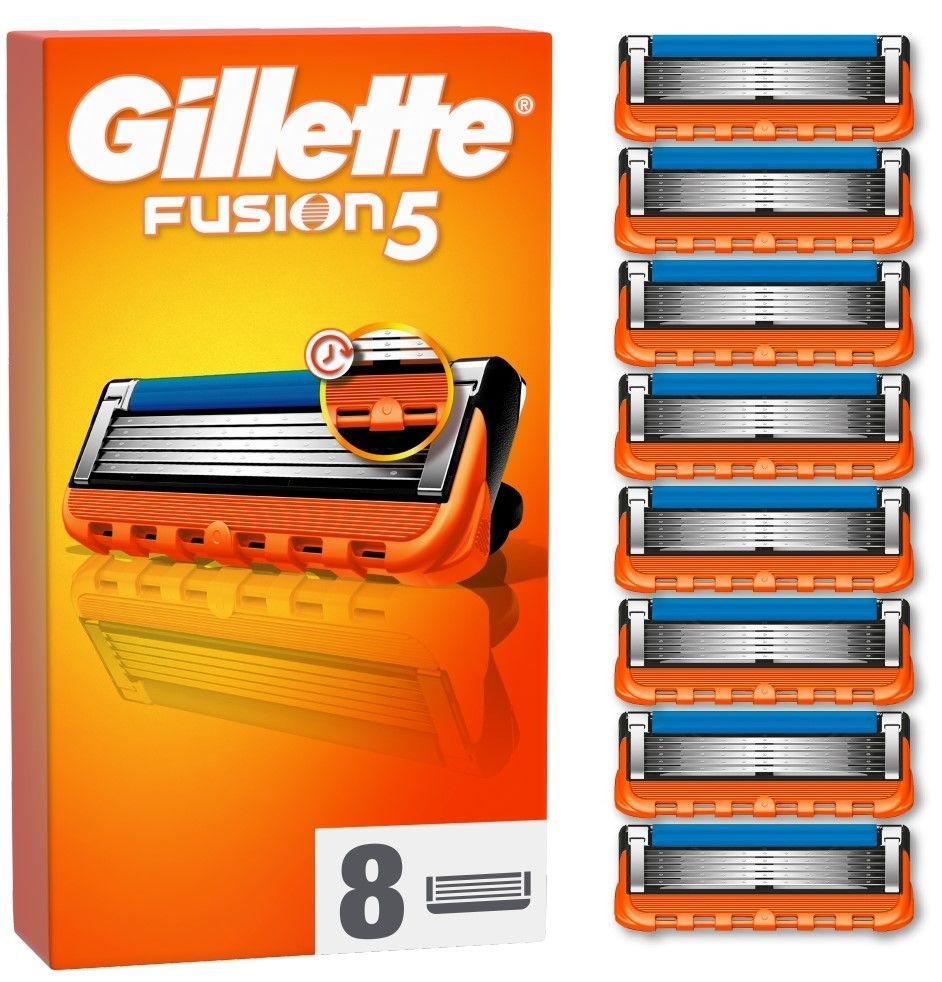Бритвенные картриджи Gillette Fusion5, 8 шт т в изабель ди ор 50мл