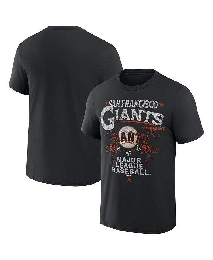 

Мужская футболка Darius Rucker Collection By Black San Francisco Giants Beach Splatter Fanatics, черный