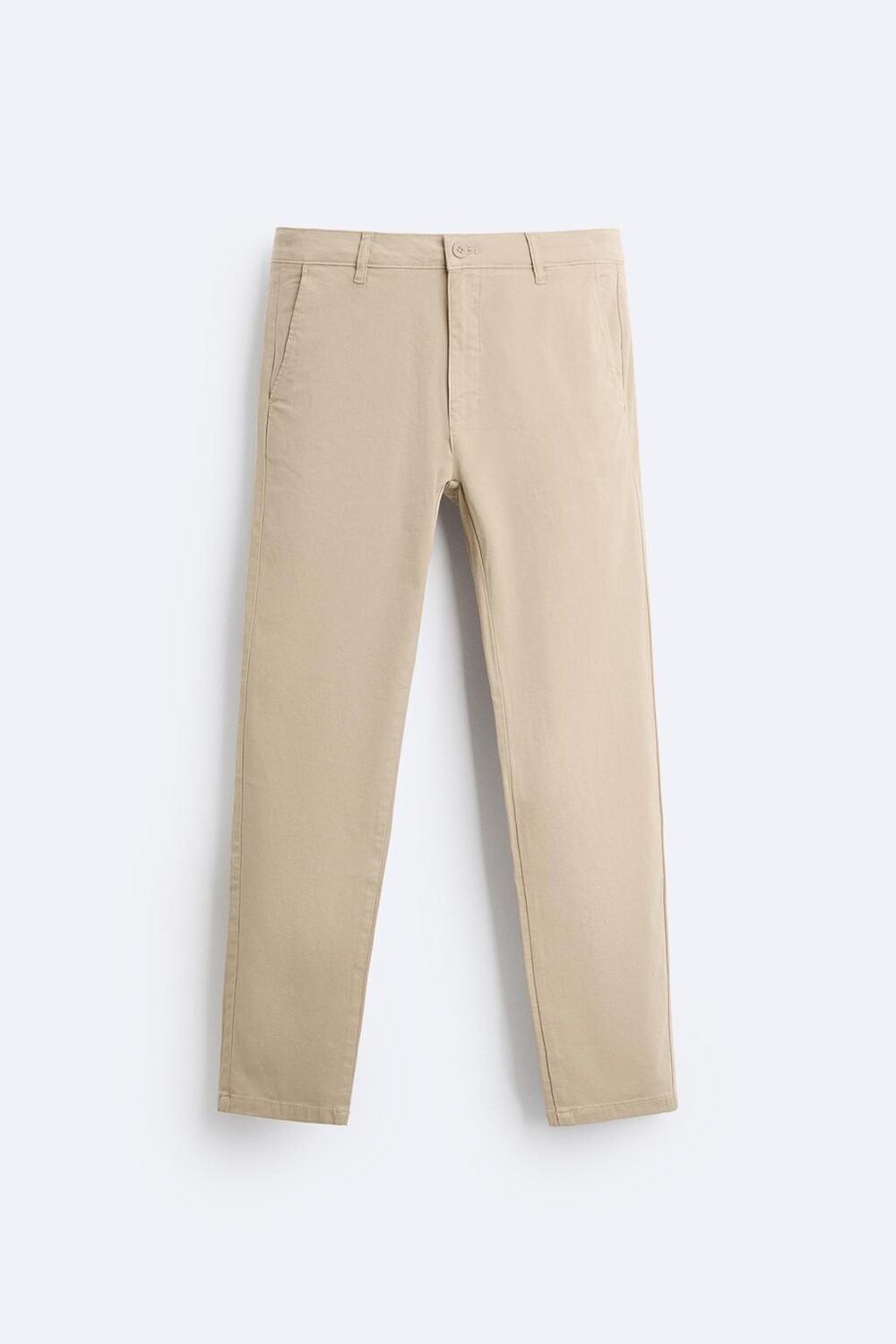 

Узкие чиносы ZARA, бежевый