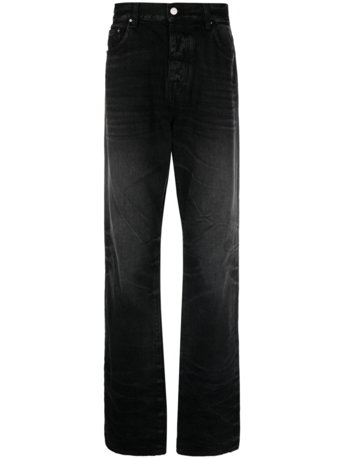 

AMIRI straight-leg jeans, черный
