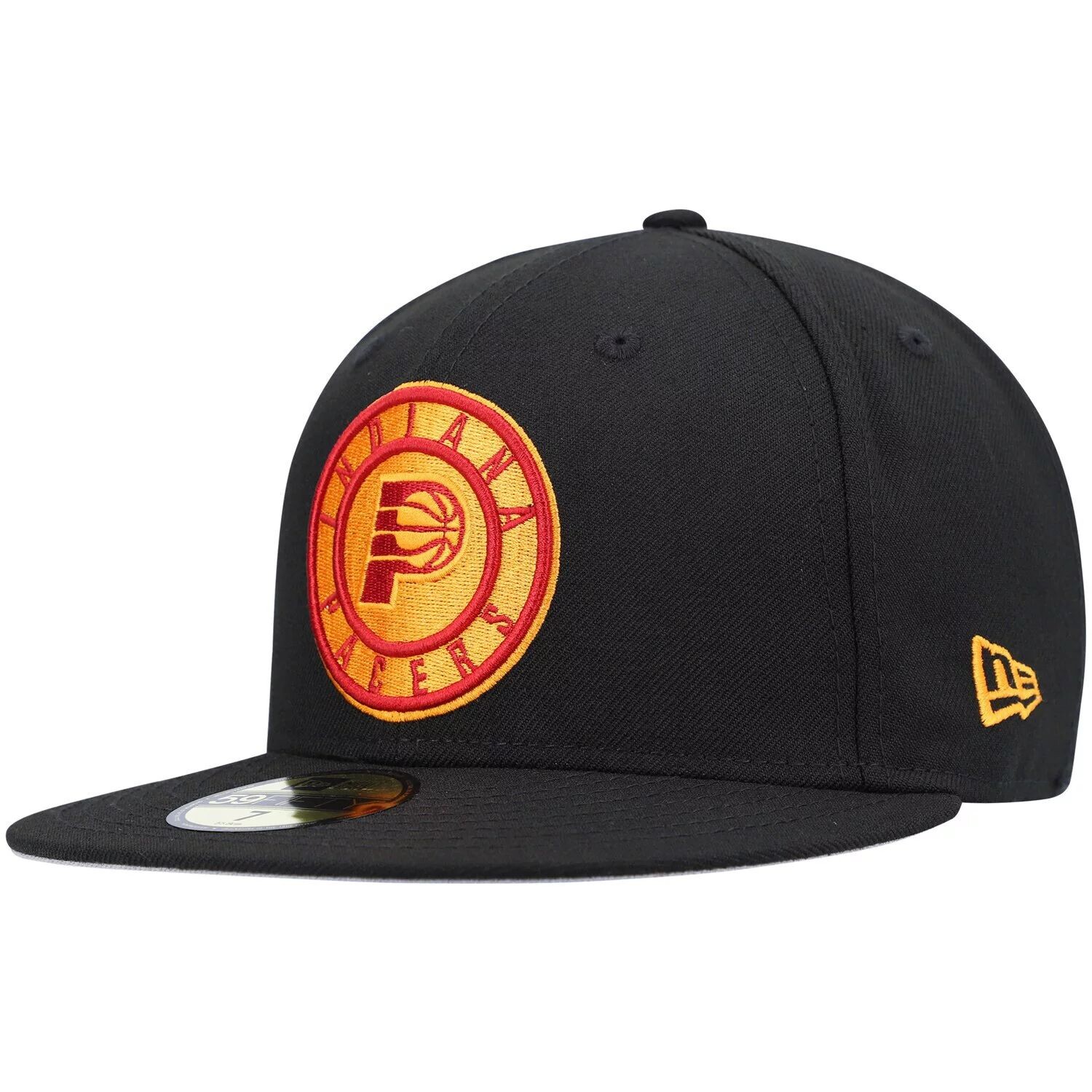

Мужская облегающая шляпа New Era Black Indiana Pacers Hardwood Classics 59FIFTY