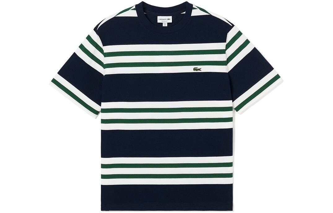

LACOSTE Мужская футболка, цвет 291/ dark green + white