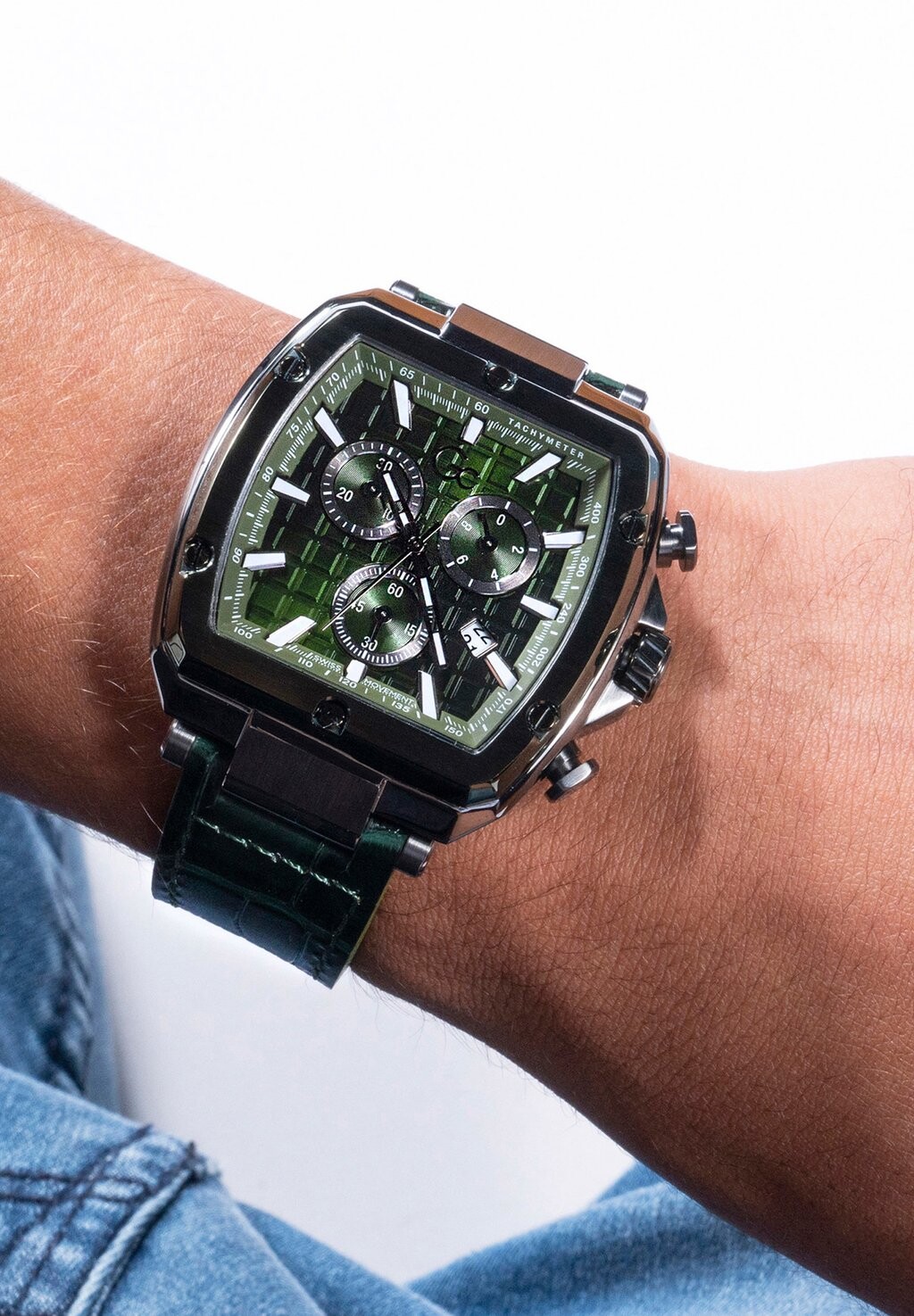 

Хронограф GC SPIRIT TONNEAU Gc Watches, цвет green