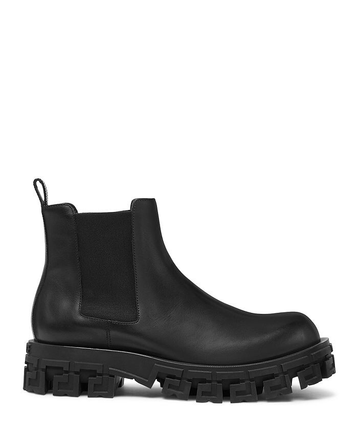 

Мужские ботинки челси Greca Pull On Lug Sole Versace