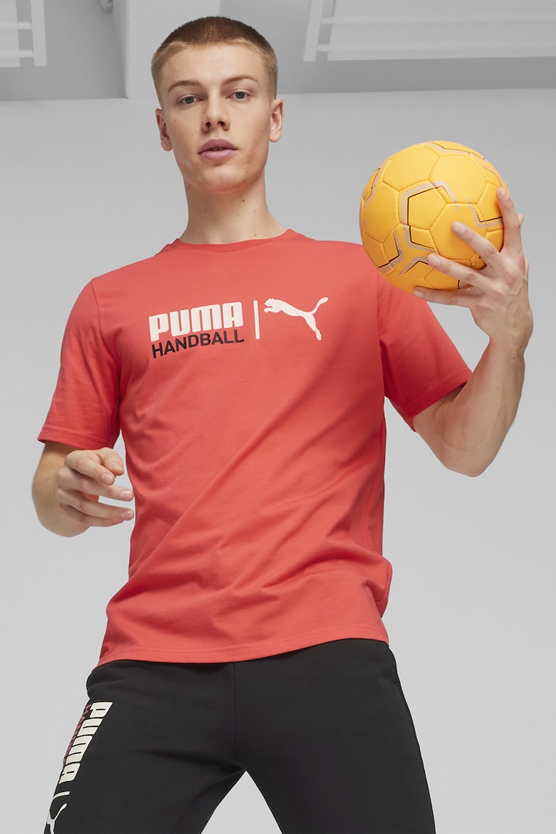 Гандбольная футболка с логотипом Puma, красный цена и фото