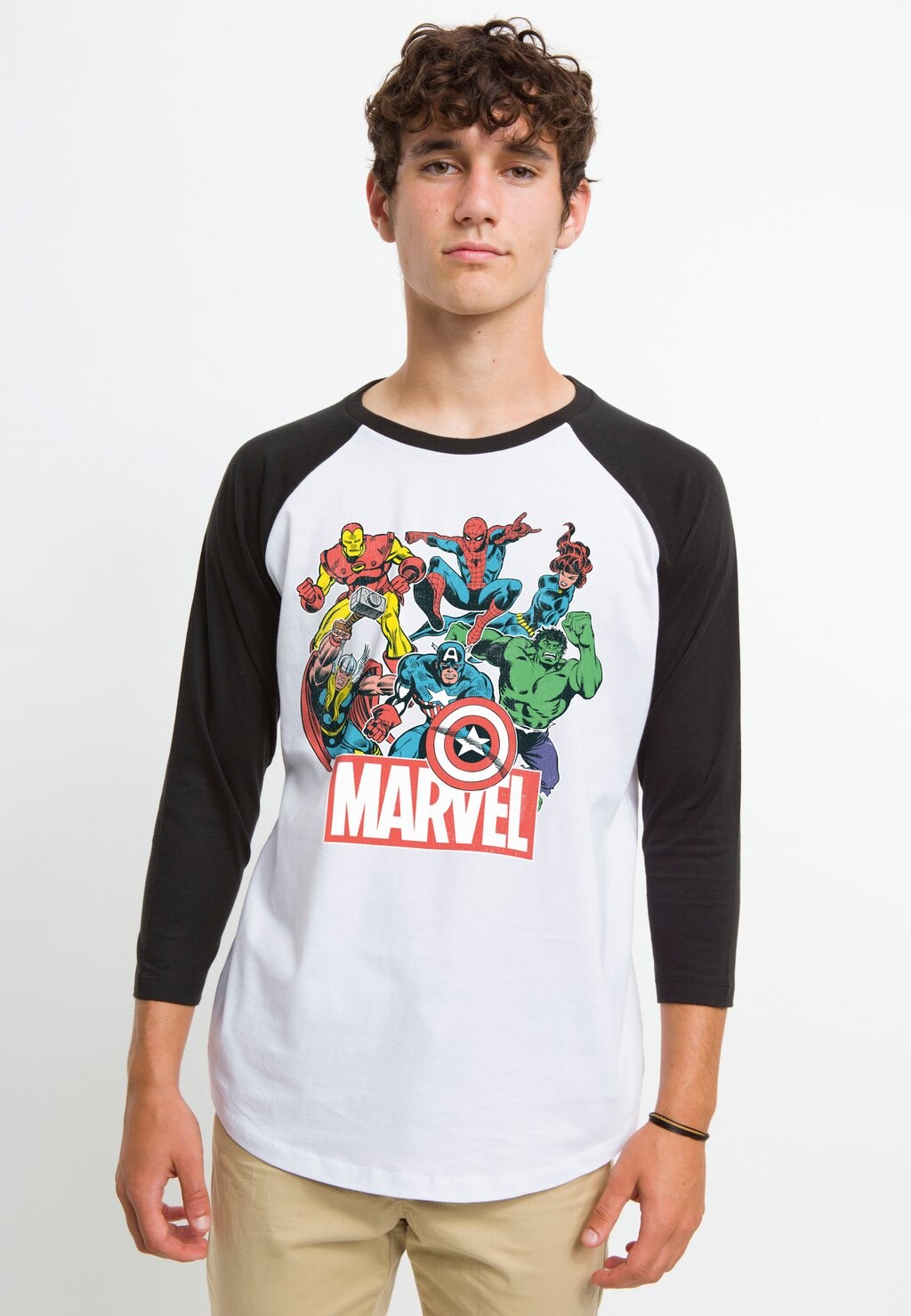 

Топ с длинными рукавами AVENGERS CLASSIC HEROES OF TODAY Marvel, белый