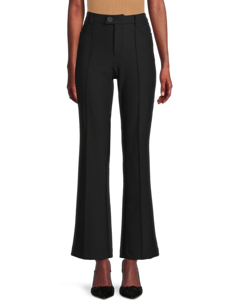 

однотонные расклешенные брюки Karl Lagerfeld Paris, черный