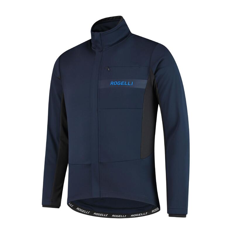 Зимняя велосипедная куртка мужская - Barrier ROGELLI, цвет blau
