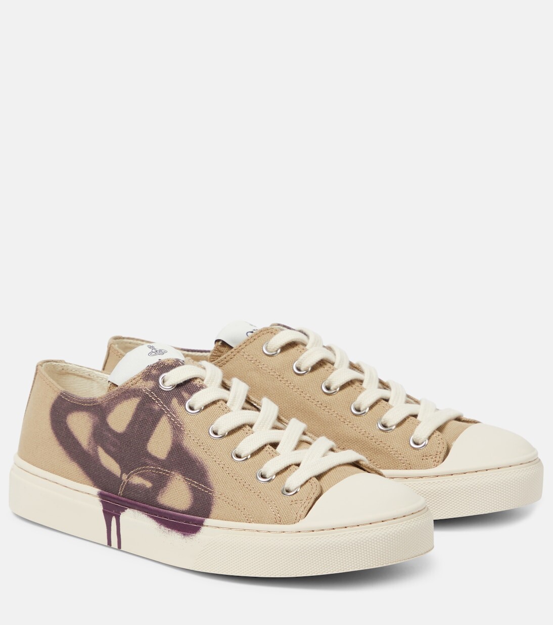 

Кроссовки Plimsoll с принтом Vivienne Westwood, белый