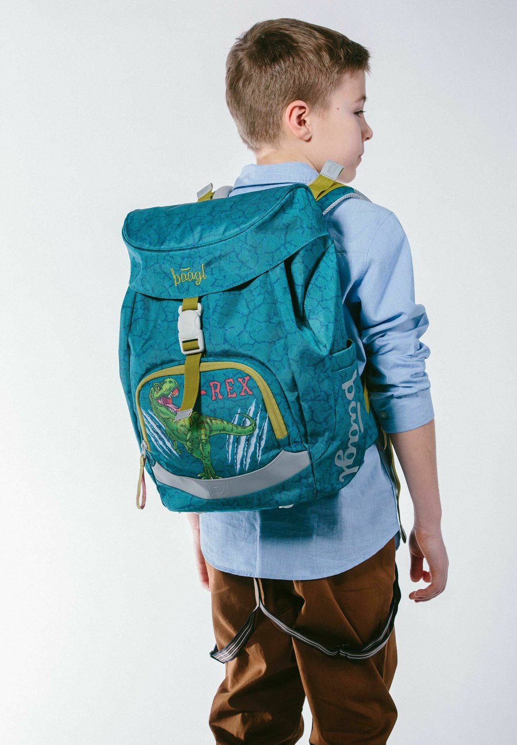 Комплект школьных сумок 3 SET ERGONOMISCHE Baagl, цвет grün