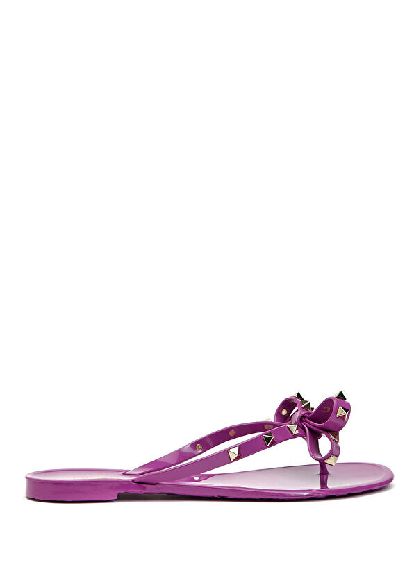 

Женские пляжные тапочки Rockstud Valentino Garavani, фиолетовый