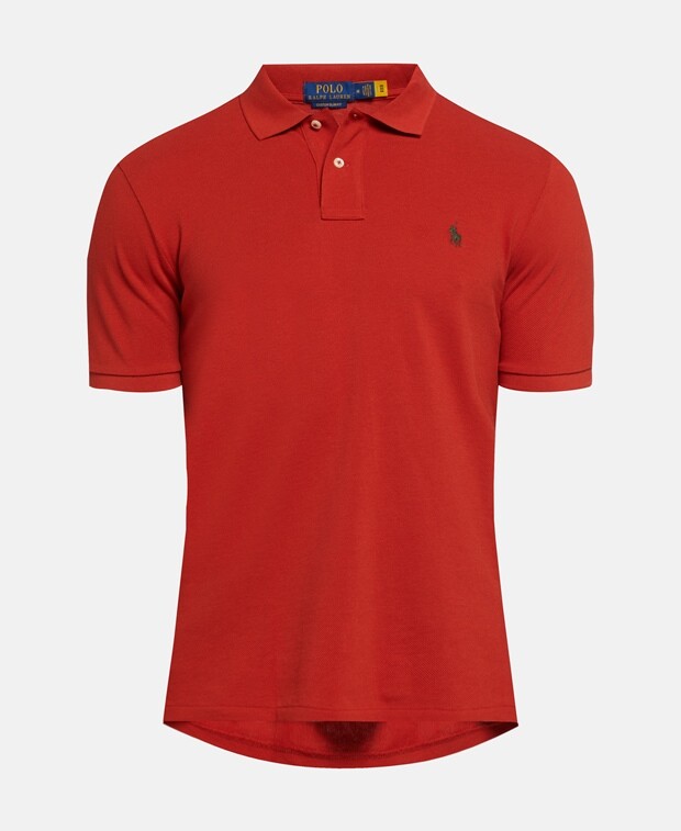 

Рубашка-поло из пике Polo Ralph Lauren, темно-красный