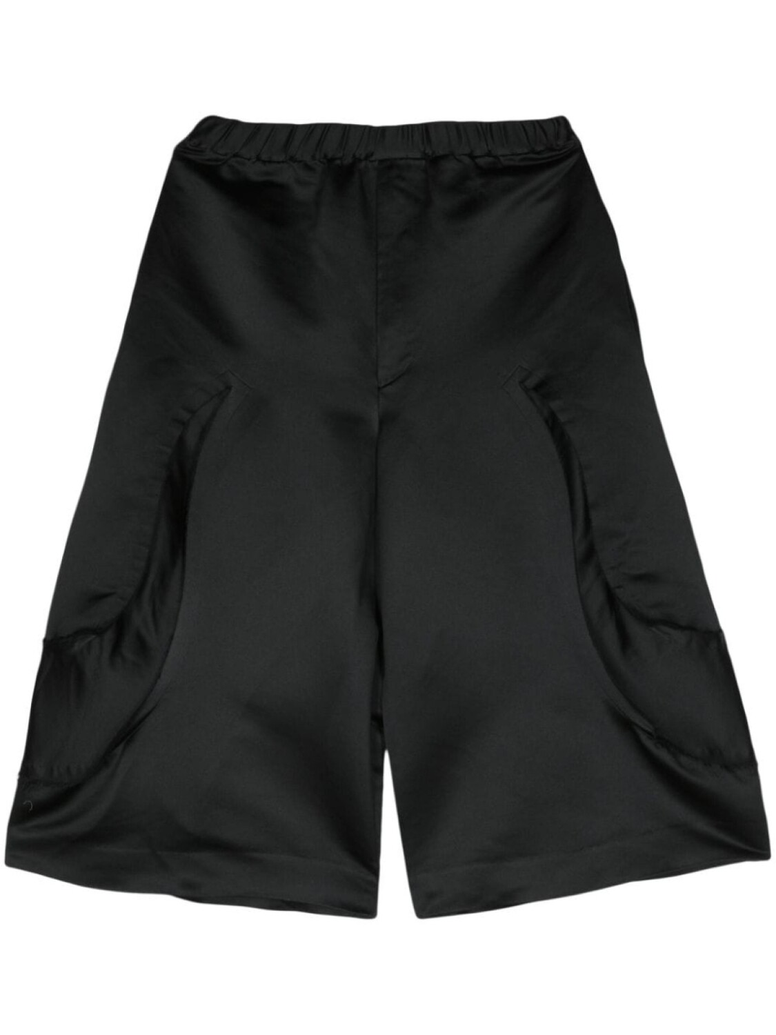 

Black Comme Des Garçons деконструированные укороченные брюки, черный
