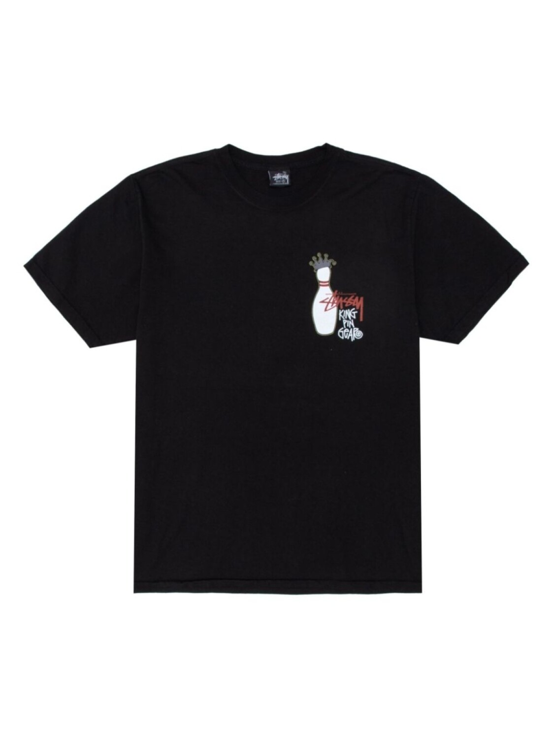 

Футболка с изображением короля Stüssy, черный
