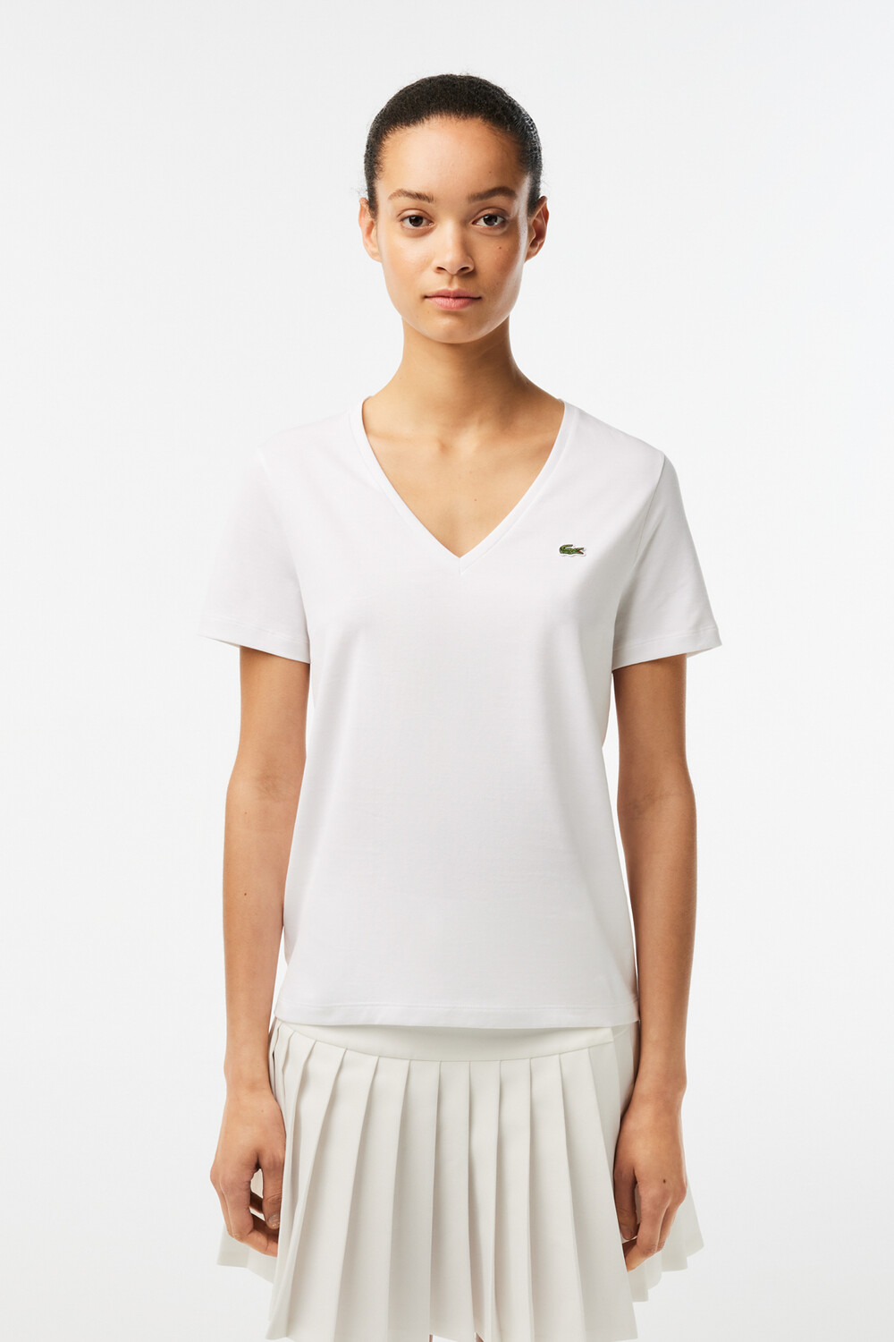 

Белый - Футболка 001 для женщин/девочек Lacoste, белый