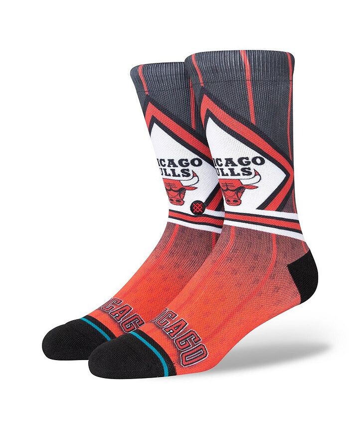 

Мужские носки Crew Chicago Bulls Hardwood Classics Fader Collection Stance, черный