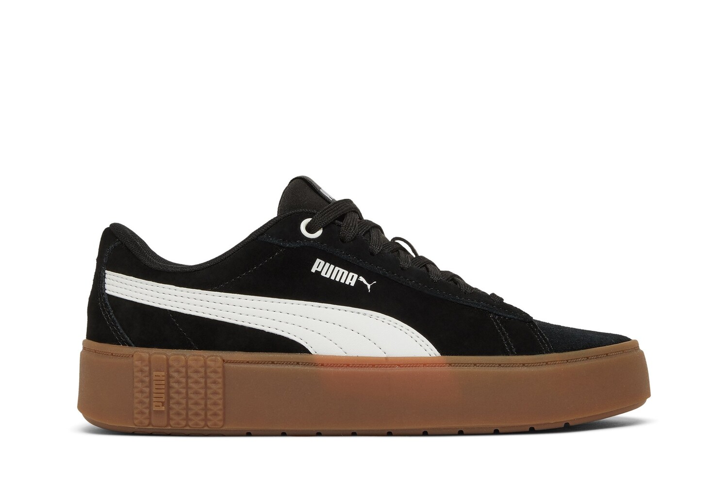 Кроссовки Wmns Smash Platform v2 Suede Puma, черный кроссовки wmns smash platform q4 polka puma черный