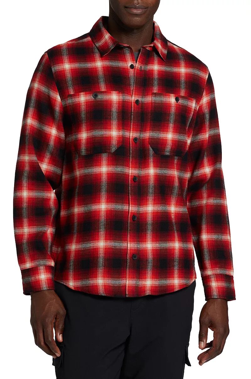 Мужская фланелевая рубашка с длинным рукавом Alpine Design