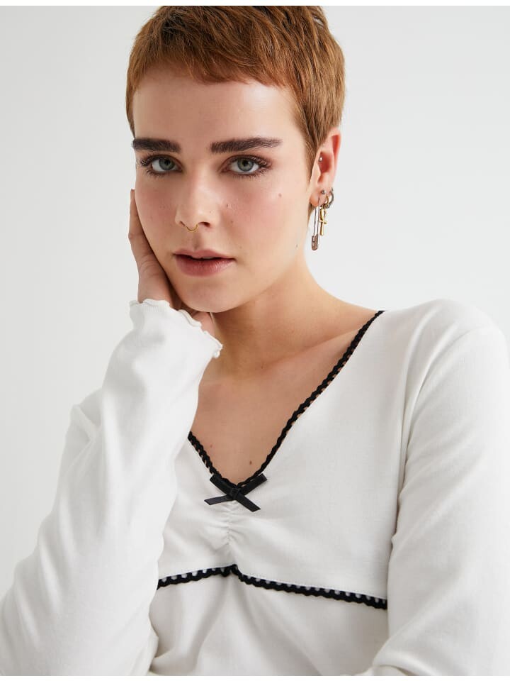 

Футболка KOTON T shirt, экрю
