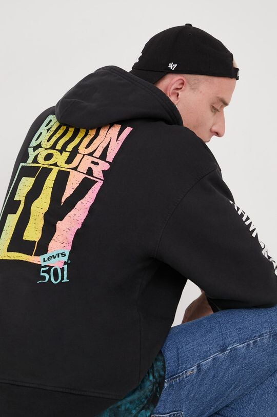 

Толстовка из хлопка Levi's, черный