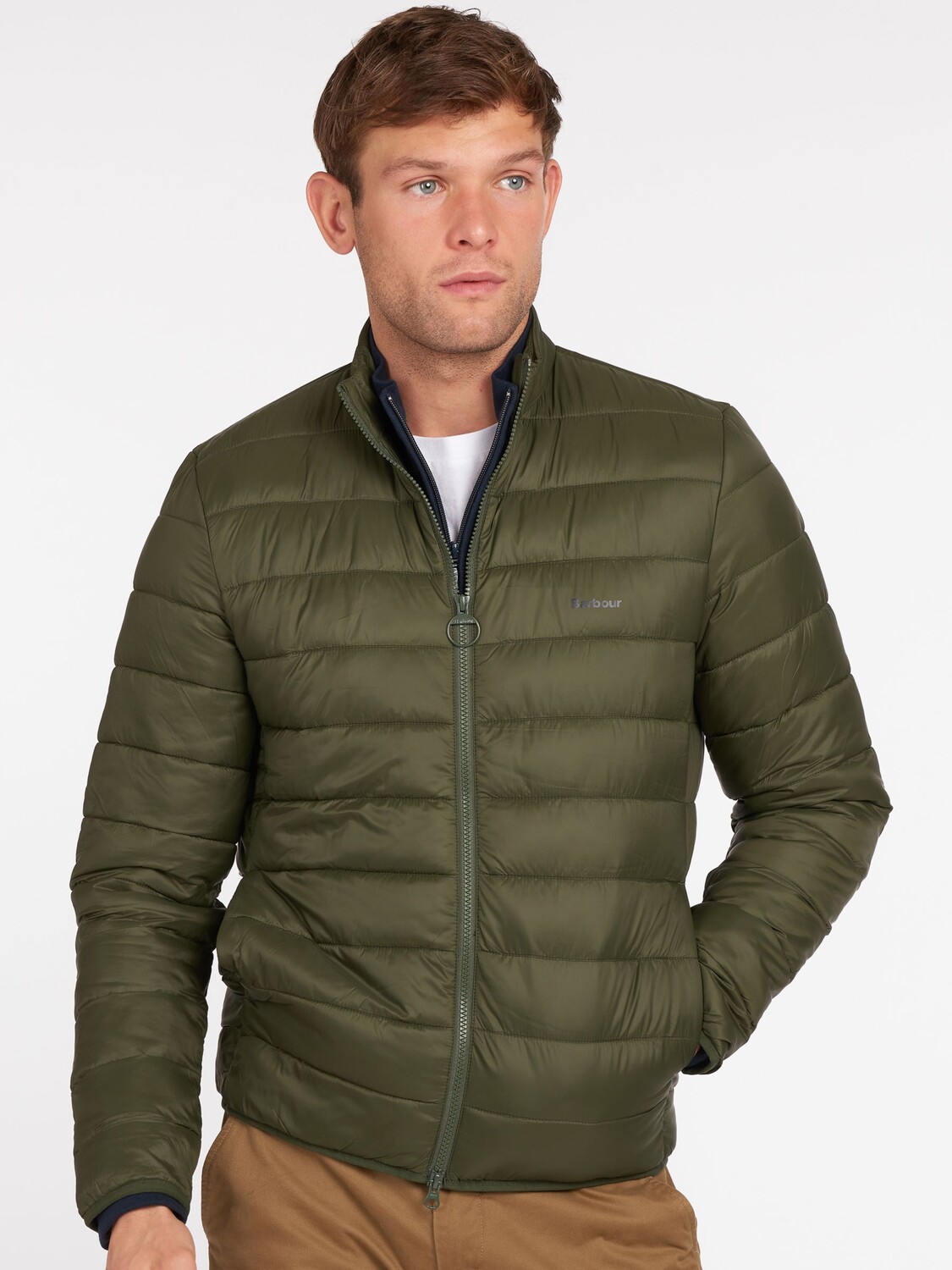 

Стеганая куртка Barbour Penton, оливковый